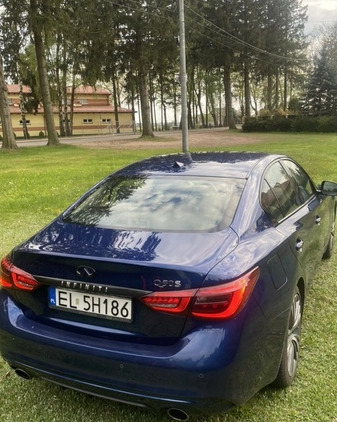 Infiniti Q50 cena 92500 przebieg: 106000, rok produkcji 2018 z Wojnicz małe 106